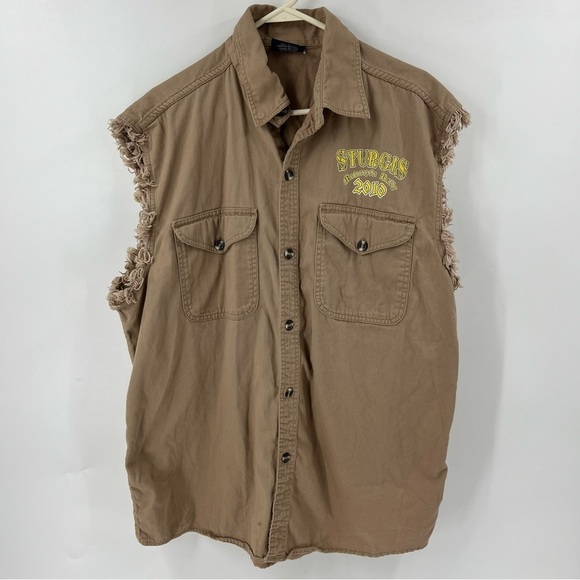 Sturgis 2010 Motorcycle Rally 70th Anniversary Shirt - Picture 2 of 8